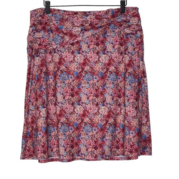 Patagonia Seabrook Skirt Fernai Floral Petra Pink Size L 50+ UPF Sun Protection - Picture 2 of 11
